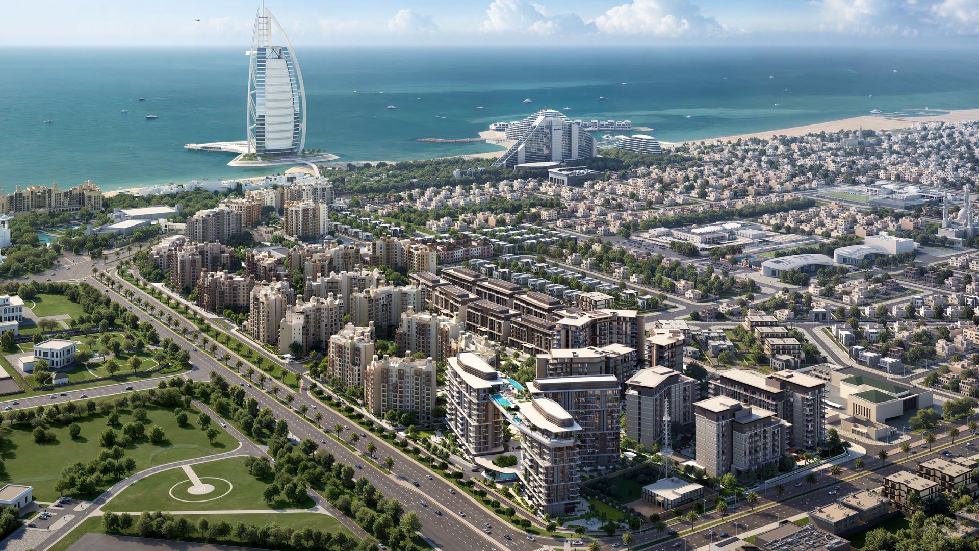Madinat Jumeirah Living luxury apartments - Modern residential development with contemporary architecture and premium amenities